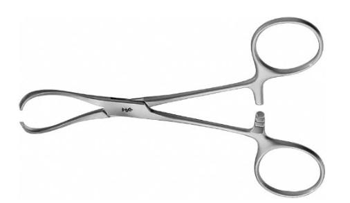 КОРНЦАНГ ДЛЯ БІЛИЗНИ ЛОРНА, ВИГНУТИЙ, 130 ММ